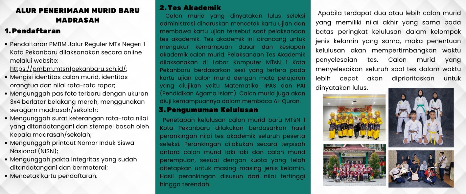 Brosur PMBM MTsN 1 Kota Pekanbaru 2026 - 2