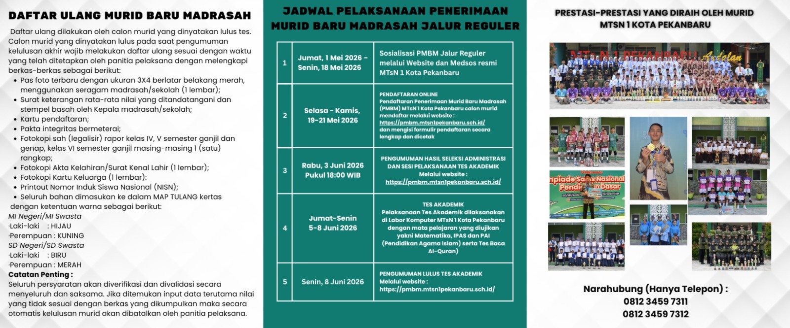 Brosur PMBM MTsN 1 Kota Pekanbaru 2026 - 3